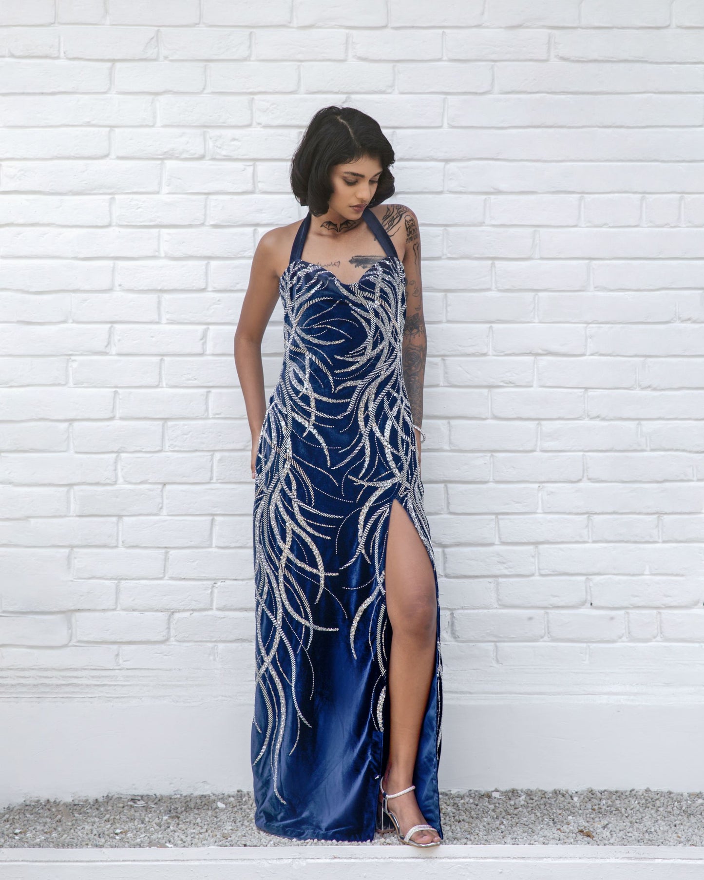 Sapphire Elegance Dress