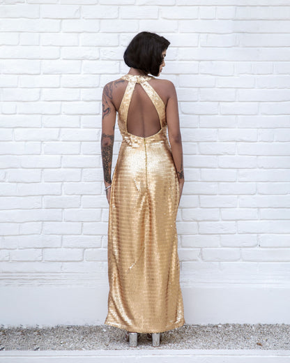 Gilded Allure Dress