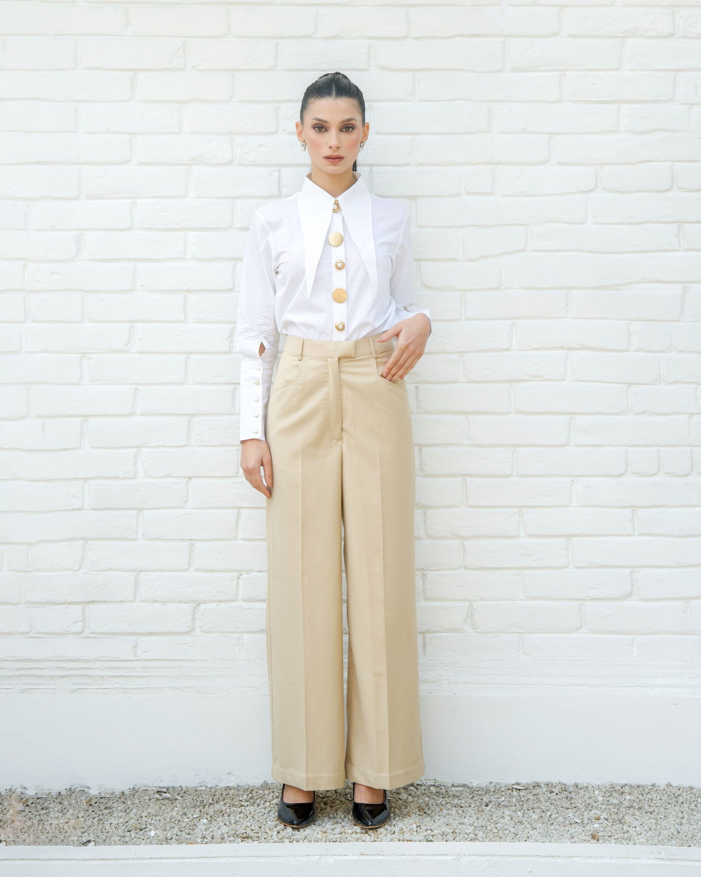 Classic Beige Trousers